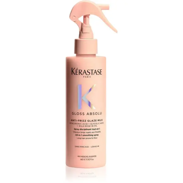 Kérastase Gloss Absolu Anti-Frizz Glaze Milk bezoplachový sprej pro lesk a hebkost vlasů 190 ml