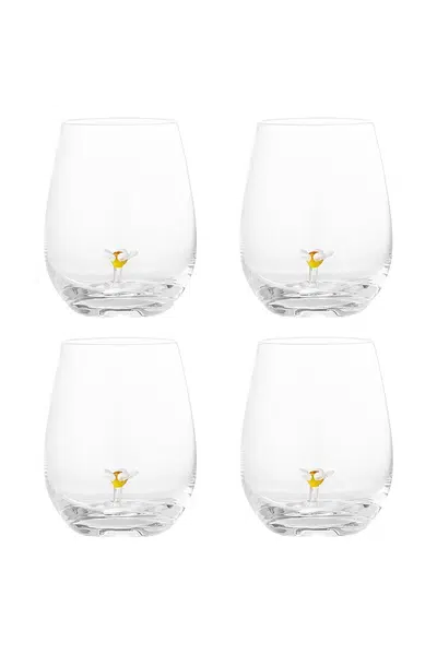 Sada skleniček Bloomingville Misa 560 ml 4-pack průhledná barva