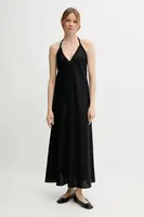 Lněné šaty United Colors of Benetton