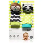 BBLÜV Düo chrastící ponožky Hedgehog / Racoon 2 ks