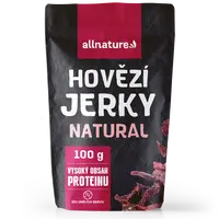 ALLNATURE Beef natural Jerky sušené maso 100 g