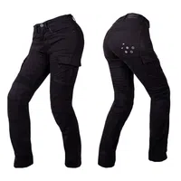 Dámské moto jeansy W-TEC Komehana černá 36/34