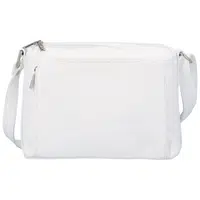 Dámská kožená crossbody kabelka bílá - ItalY Bandit 2