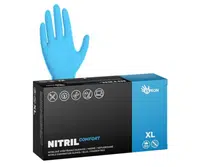 Nitrilové rukavice Espeon Nitril Comfort - 100 ks, modré, velikost XL (100011) + dárek zdarma