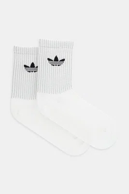 Ponožky adidas Originals Refl Crew S 2-pack bílá barva, JX5223