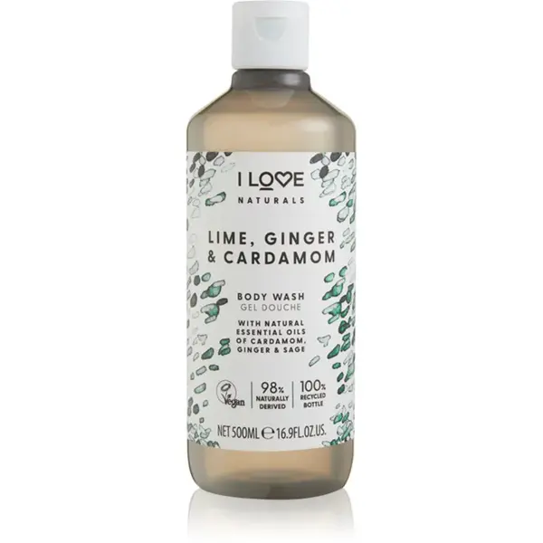 I Love Naturals Lime, Ginger & Cardamom sprchový gel 500 ml
