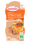 BABYBIO pastinák s máslovou dýní, kachnou a polentou 2 x 200 g