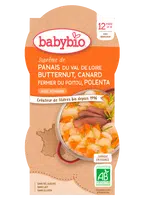 BABYBIO pastinák s máslovou dýní, kachnou a polentou 2 x 200 g