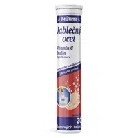 MedPharma Jablečný ocet + vitamin C + Inulin 20 šumivých tablet