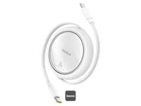 Kabel BASEUS Free2Pull USB-C/Lightning 1m White 20W