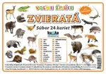 Súbor 24 kariet - Zvieratá (voľne žijúce) - kniha z kategorie Učebnice a slovníky