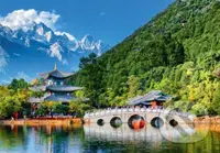 Jade Dragon Snow Mountain - puzzle z kategorie Umělecké