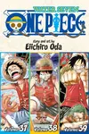 One Piece Volumes 37, 38 & 39 - Eiichiro Oda - kniha z kategorie Komiksy