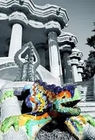 Barcelona - Parc Guell - puzzle z kategorie Města a stavby