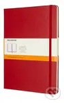 Moleskine - červený zápisník (veľký, linajkovaný)