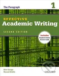 Effective Academic Writing 1: The Paragraph (2nd) - Alice Savage - kniha z kategorie Jazykové učebnice a slovníky