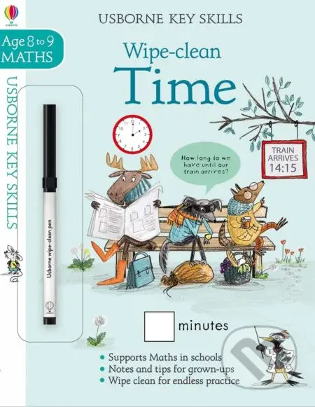 Wipe-clean time 8-9 (pages Dimensions  x  x mm | 198g) - kniha z kategorie Naučné knihy