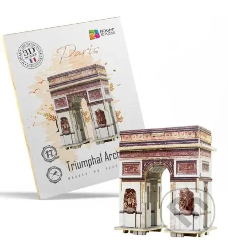 Vítězný oblouk (Dřevěné 3D puzzle) - puzzle z kategorie 3D puzzle