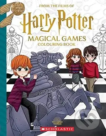 Magical Games Colouring Book (Harry Potter) - Jenna Ballard, Violet Tobacco (Ilustrátor) - kniha z kategorie Omalovánky