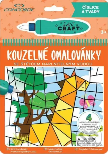 Kouzelné omalovánky - Číslice a tvary - kniha z kategorie Omalovánky