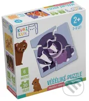 Mláďata s mámou (KukiKuk Véééliké puzzle) - puzzle z kategorie Maxi dílky