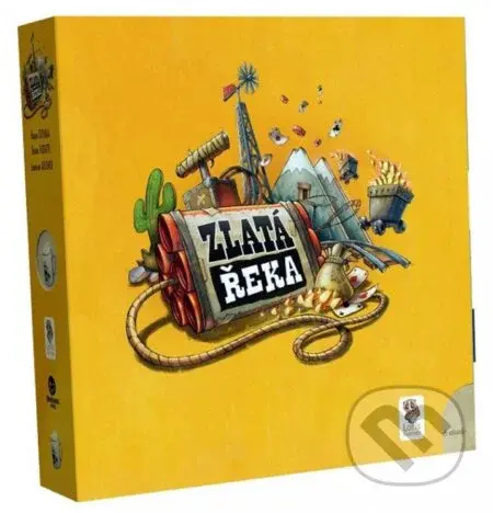 Zlatá řeka - Bruno Cathala, Jonathan Aucomte (ilustrátor), Bruno Faidutti - hra z kategorie Společenské hry
