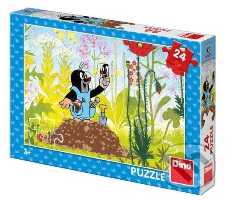 Krtek v modrých kalhotkách - puzzle z kategorie 15 - 60 dílků