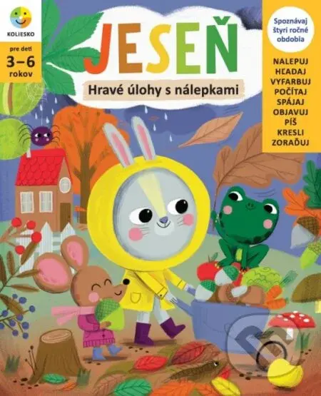 Jeseň – Hravé úlohy s nálepkami - Zuzana Molnárová, Slávka Stankovičová - kniha z kategorie Naučné knihy