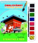 Štěňátko a med (Omalovánky s vodovými barvami a štětcem) - Zdeněk Miler