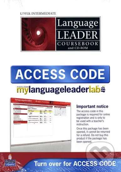 Language Leader - Upper Intermediate - Coursebook (With LMS/Access Card Pack) - David Cotton