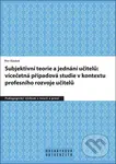Subjektivní teorie řídící jednání učitelů: vícečetná případová studie v kontextu - kniha z kategorie Pedagogika