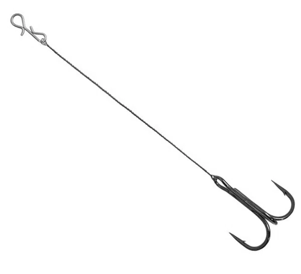 Delphin návazec bomb twisto rigs wolfram 15 kg 3 ks - #8 8 cm