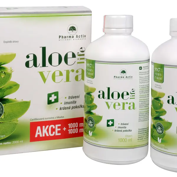 Pharma Activ AloeVeraLife 1+1 ZDARMA (1000 ml + 1000 ml)