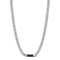 Brosway Nadčasový ocelový náhrdelník pro muže Bullet BBC04 46,5 cm