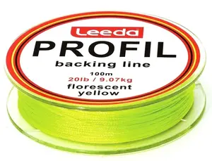 Leeda profil backing line 20 lb 100 m yellow