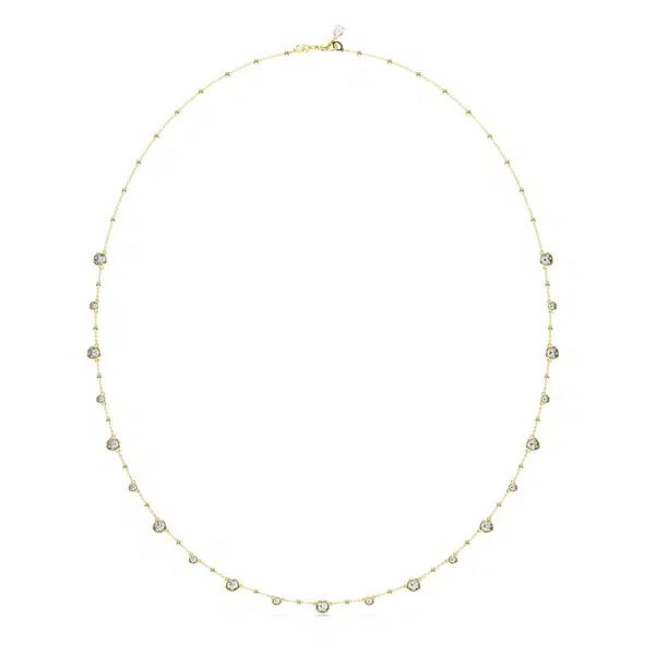 Swarovski Dlouhý pozlacený náhrdelník s křišťály Imber 5680091