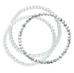 Evolution Group - Pavona Elegantní set korálkových náramků 43043.3 bílý