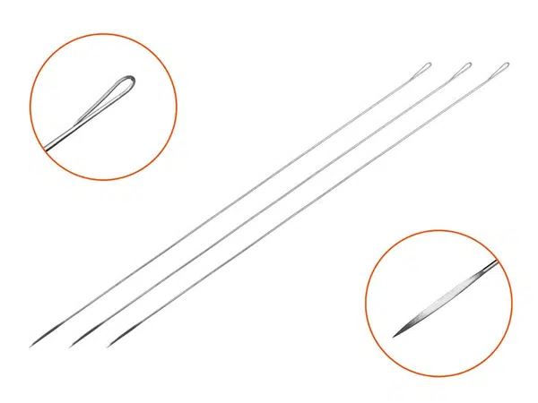 Delphin prošívací jehla fishy 3 ks - 15 cm
