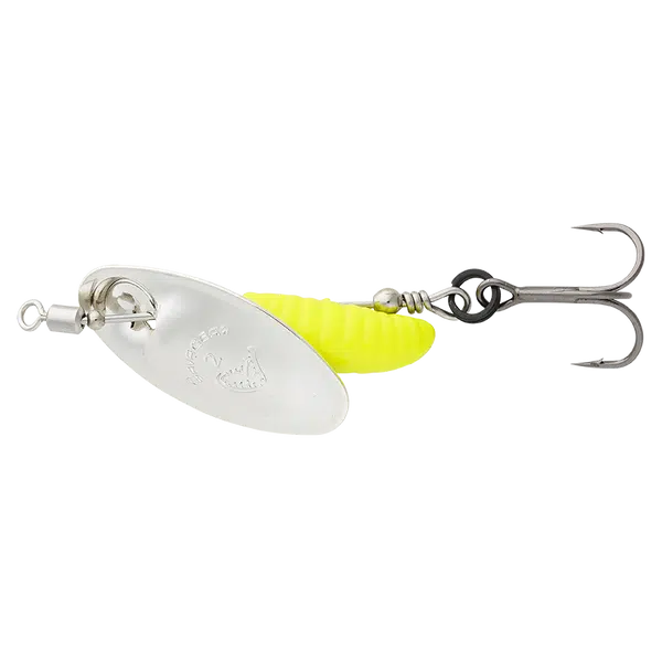 Savage gear třpytka grub spinners silver yellow - #1 3,8 g