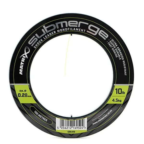 Matrix šokový vlasec submergeshock leader 100 m - 0,28 mm 4,5 kg