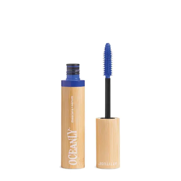 Attitude Řasenka se sérem pro výživu řas 2v1 Oceanly (Mascara + Serum) 7 g Blue
