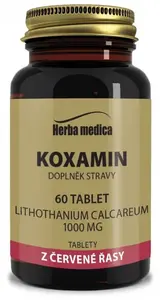 HerbaMedica Koxamin 62 g - kosti klouby, přírodní vápník 60 tablet