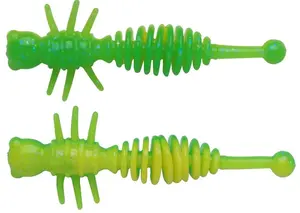 Berkley gumová nástraha powerbait power larvae spring green sunshine yellow - 5,5 cm 10 ks