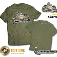4anglersdesign tričko carpfishing is my way of life - xxxl