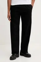 Nohavice HUGO Riko254 čierna farba, rovný strih, 50551401