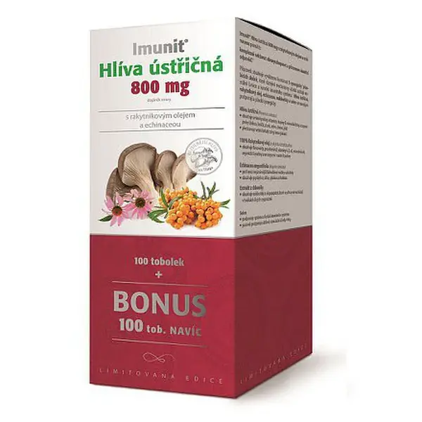 Imunit hlíva ústřičná 800mg rakytníkový olej echinacea 100+100 tobolek