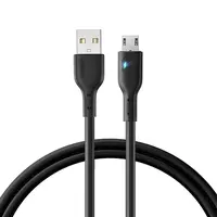 USB kábel - micro USB 2.4A - 1.2m - Čierna H28107