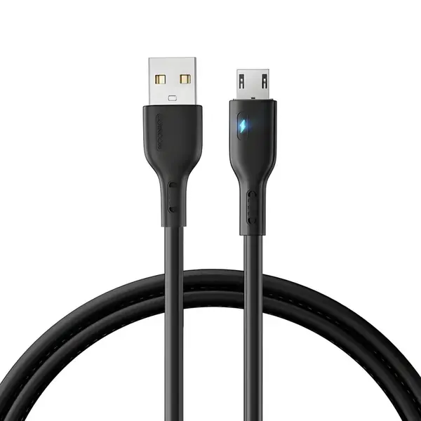 USB kábel - micro USB 2.4A - 1.2m - Čierna H28107