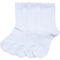 Sportovní dětské ponožky 5-balení bílé