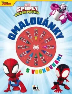 Omalovánky s voskovkami Spidey